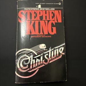 Christine Stephen King Signet Books 1st Edition Trade Paperback 1983 Collectible